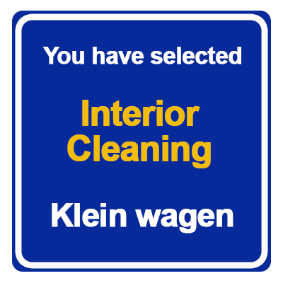 Interior Cleaning  Kleine Wagen